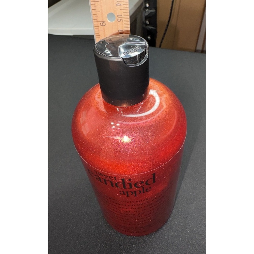 Philosophy Sweet Candied Apple Hydrating Shower Gel Shampoo 16oz New - Picture 5 of 6